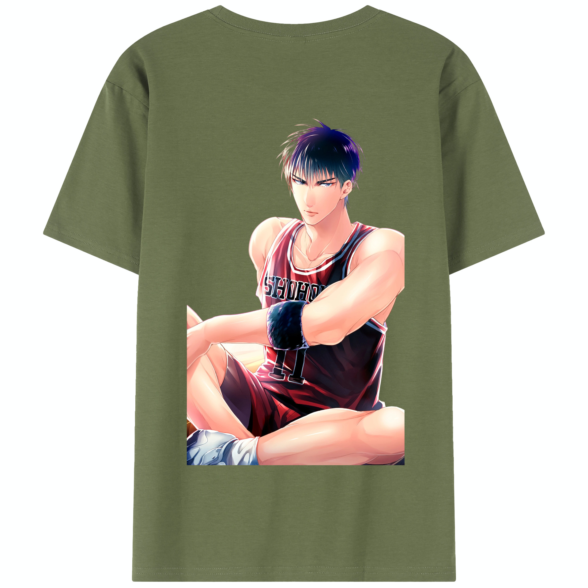 SLAM DUNK／スラムダンク 綿100％半袖Tシャツ（背面プリント）